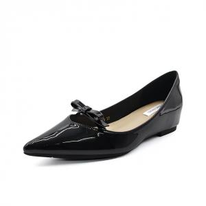 Take the Qin Женские повседневные туфли-лодочки черные [со скрытой платформой] 5 см, цвет Black[Hidden Wedge]-5cm