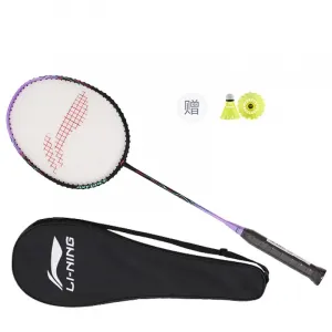 LINING Thunder 9 Carbon Aluminum бадминтонная ракетка начального уровня Black Purple