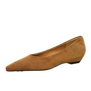 YAFEI XUANYU Женские повседневные туфли на каблуке 2,5 см светло-коричневые, цвет Light Brown