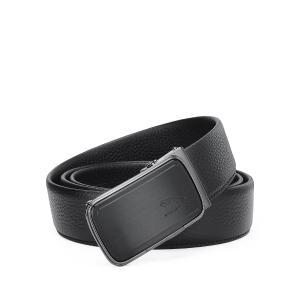 JAGUAR Кожаный мужской ремень черный, Black