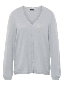 Вязаный кардиган Goldner, серебряный