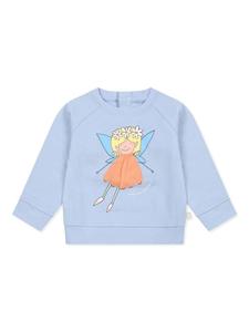 Толстовка с графическим принтом Stella McCartney Kids, синий
