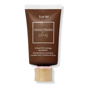 Тональный крем с амазонской глиной, обеспечивающий 16-часовое покрытие. Tarte, 60H Mahogany Honey (very deep skin with warm, peach undertones)