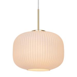 Подвесной светильник Nordlux Milford, матовое стекло - 1 пламя - серое - 30 х 38 см