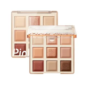 Pink Bear Палетка теней для век Pinkbear Girlish Dream с девятью оттенками, контуринг, матовое покрытие, подчеркивание глаз, шиммер