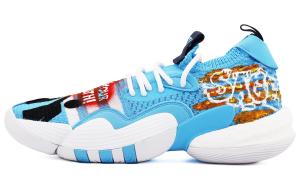 Баскетбольные кроссовки Trae Young 2.0 мужские с низким верхом, синие/черные/коричневые/белые/красные Adidas