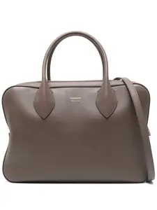 Кожаная сумка-тоут Ferragamo, коричневый