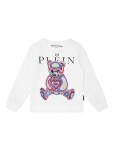 Толстовка Teddy Bear с кристаллами Philipp Plein, белый