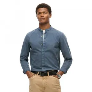 Рубашка Superdry Merchant Indigo Grandad, синий