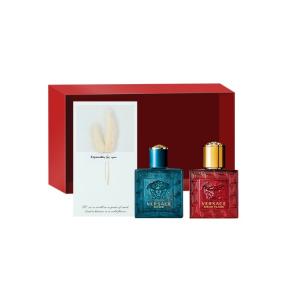 VERSACE Набор пробников туалетной воды glamor blue red men's, два флакона по 5 мл