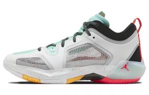 Jordan Air Jordan 37 Low Guo PF Low Tube Бело-Зеленые мужские баскетбольные кроссовки