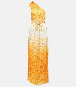 Платье макси Isabelle на одно плечо POUPETTE ST BARTH, оранжевый