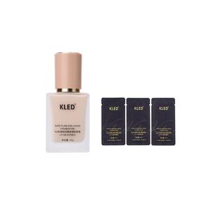 Стойкий безупречный увлажняющий тональный крем natural matte, контроль жирного блеска, маскирующий, увлажняющий, 30 мл KLED