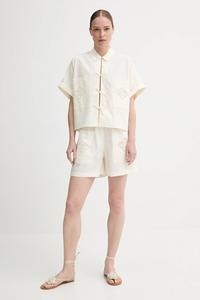 Хлопковые шорты Sessun, бежевый