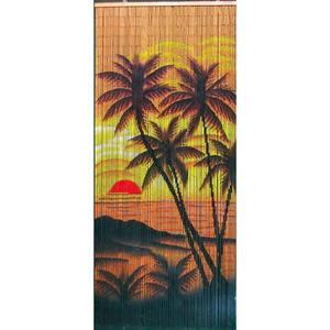 Шторы дверные Vauluxe, красный / оранжевый