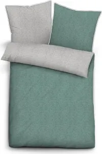 Двустороннее постельное белье Melange Flannel 0840500-429, размер 200x200 см, цвет ель Biberna