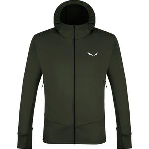Hooded sweatshirt puez pl m hd jacket Salewa, зеленый