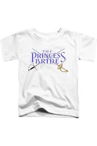 Футболка с коротким рукавом "Принцесса-невеста" с мечами для детей Gildan, белый