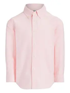 Рубашка на пуговицах POLO RALPH LAUREN KIDS, розовый