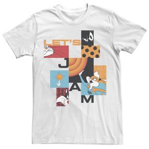 Мужская футболка с коллажем Space Jam 2 Let's Jam Licensed Character