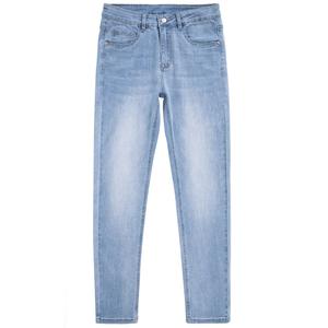 Винтажные джинсы прямого кроя unisex Jeep, светло-голубой