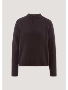 Свитер цвета ежевики Hessnatur