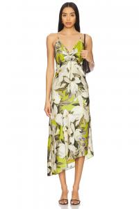 Платье Alexia Allsaints, revive stem green