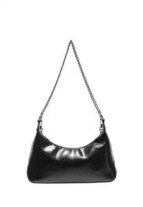 Сумка через плечо с цепочками Stradivarius, Black