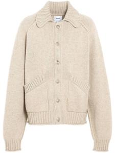 Barrie кашемировый кардиган крупной вязки, нейтральный цвет