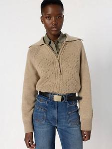 Эдена джемпер с воротником-стойкой на молнии из смесовой шерсти Gerard Darel