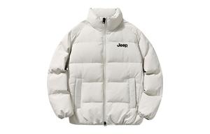 Пуховик унисекс Jeep, бежевый/серый