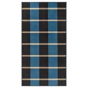 Ковер, короткий ворс, серо-синий/клетка, 80х150 см IKEA Arbetszon