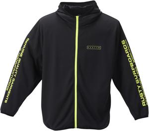 Мужская толстовка с капюшоном Rusty, с длинными рукавами и защитой от УФ-излучения на молнии, черный