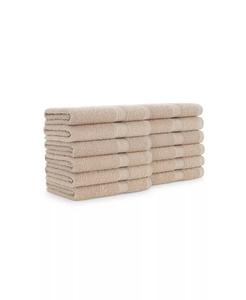 Полотенца для ванной комнаты Arkwright Home True Color из хлопка, 12 шт, бежевый