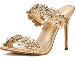 Женские балетки Steve Madden Sunshine, Gold Leather