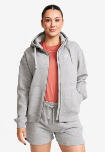 Худи RevolutionRace RVRC Full-zip, Grey Melange/Light Grey