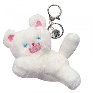 Милые плюшевые кошачьи куклы подвеска высота 10см 77 SEVEN DREAM, Tummy Cat [White]