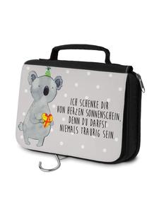 Mr. & Mrs. Panda Косметичка Koala в подарок, пастельно-серого цвета, с надписью