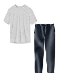 Ночное белье Schiesser, цвет blau gestreift/grau