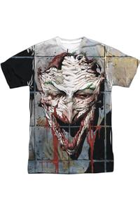 Футболка с коротким рукавом и принтом «Улыбка Бэтмена», для взрослых, из полиэстера Gildan, белый