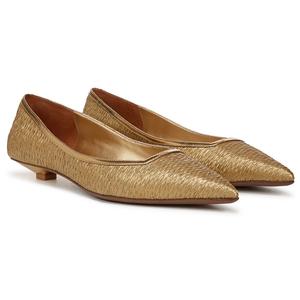 Туфли на низком каблуке Prella Franco Sarto, gold fabric