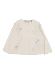 Кардиган с цветочной вышивкой Tartine Et Chocolat, белый