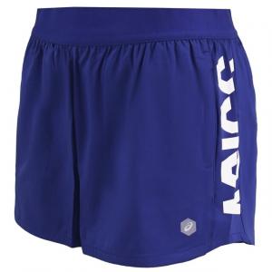 Спортивные женские темно-синие шорты Asics, синий