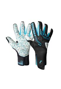 REUSCH Атлетические перчатки 'Attrakt Freegel Fusion Strapless' в цвете Blue, Black