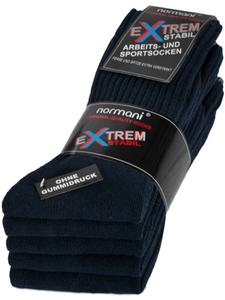 Normani 5 пар рабочих и спортивных носков, высочайшего качества, темно-синего цвета