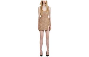 Женское платье без рукавов Gold Self-portrait