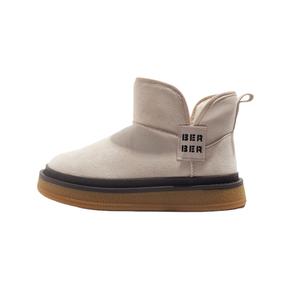 BEIER Утепленные модные универсальные трендовые индивидуальные теплые и износостойкие короткие снежные ботинки женские розовые, цвет Pink