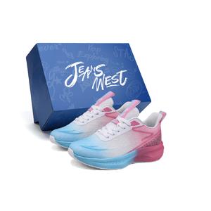 Низкие повседневные туфли женские JEANSWEST, Pink Blue