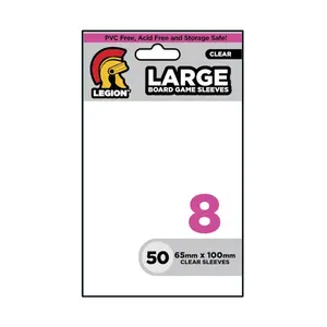 Рукав для настольной игры 8 — большой, 65x100 мм (50), Board Game Card Sleeves (Legion Events)