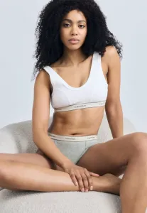 Стринги из хлопка в традиционном стиле Calvin Klein Underwear, Grey Heather